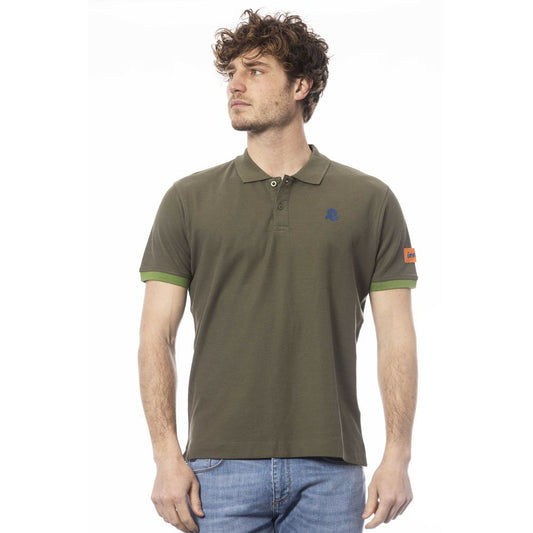 Invicta Green Cotton Men Polo Shirt