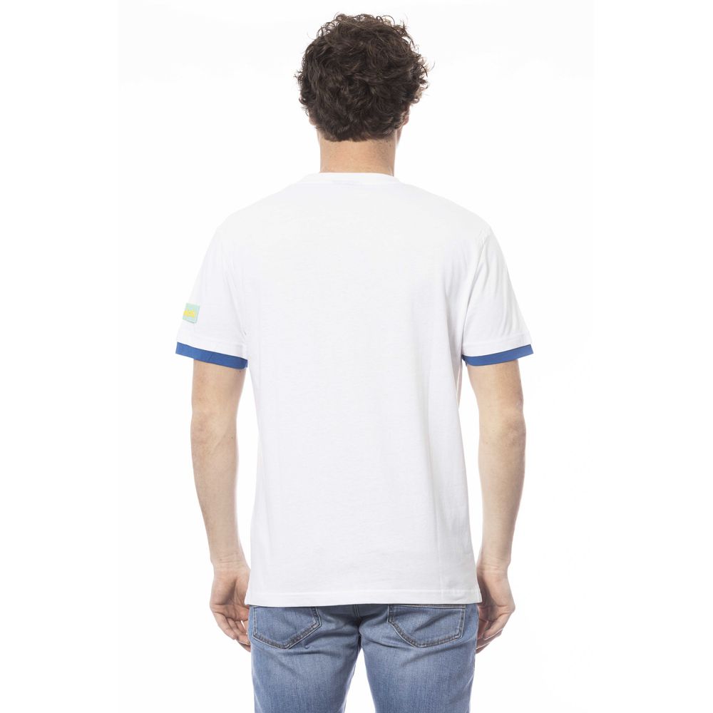 Invicta White Cotton Men T-Shirt