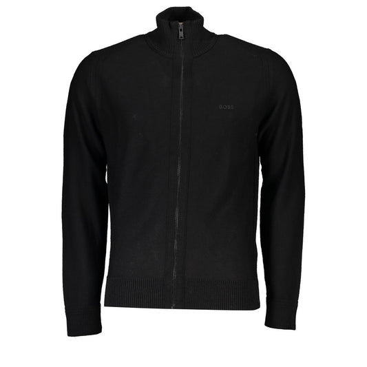 Hugo Boss Black Wool Men Sweater