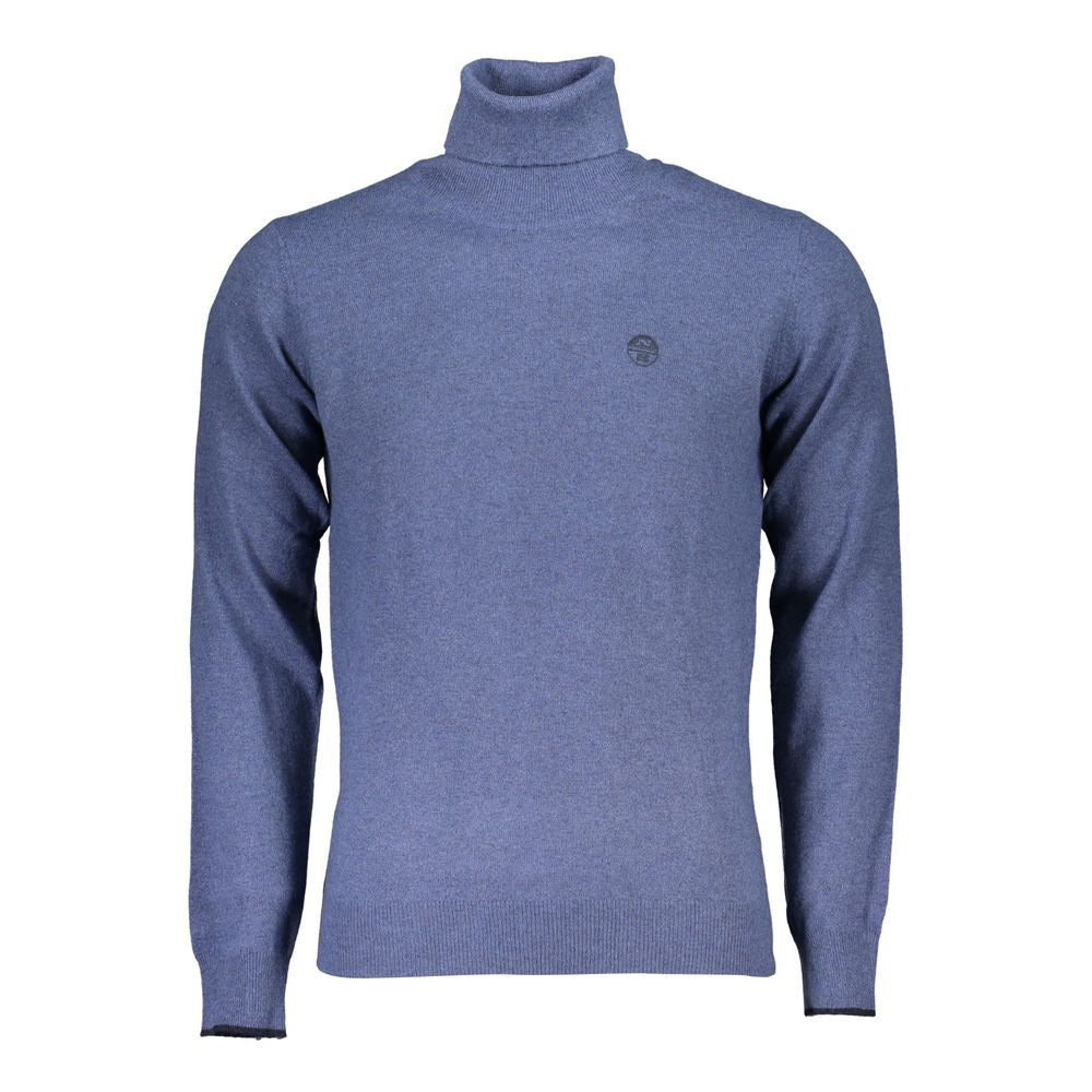 North Sails Blue Polyamide Men Sweater