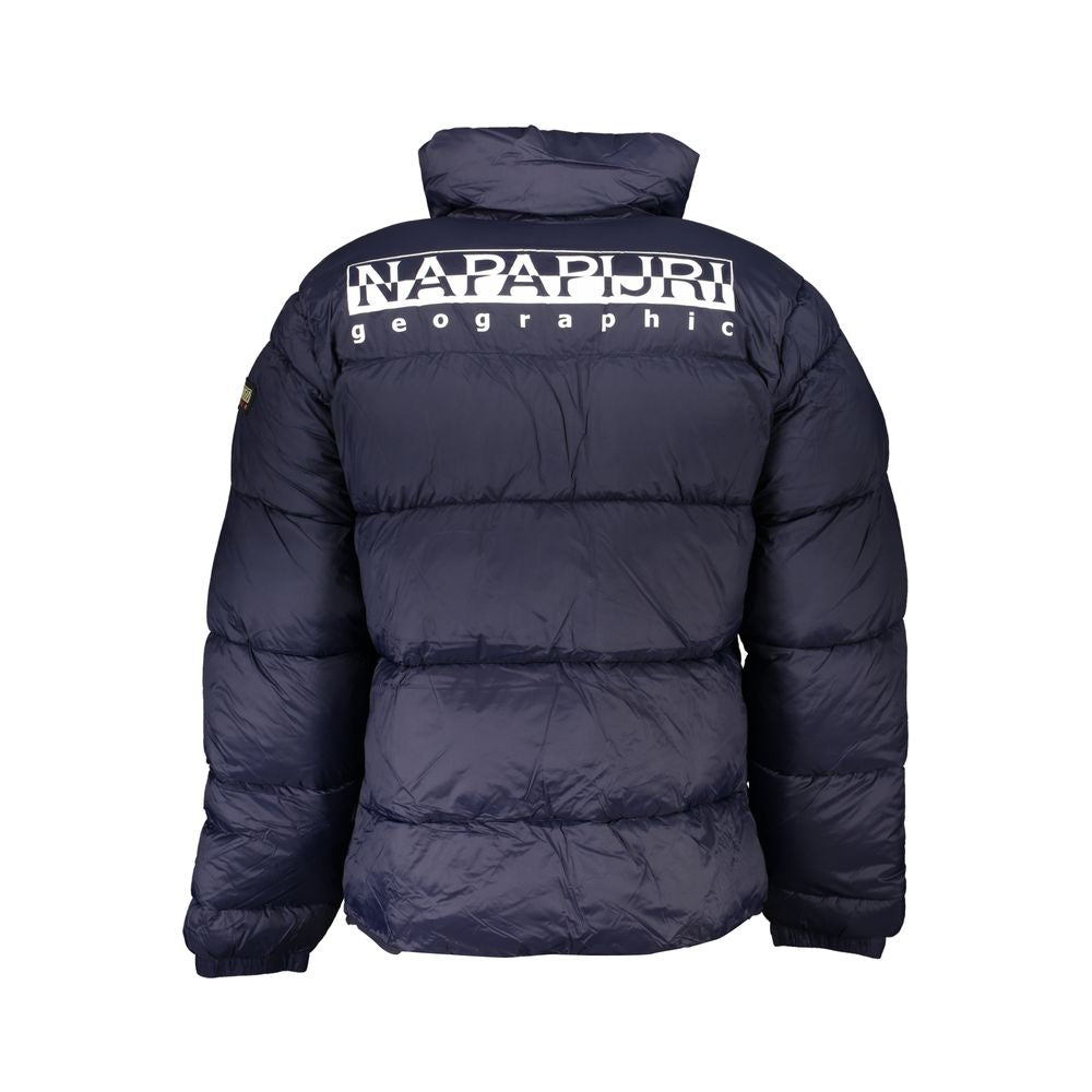 Napapijri Eco-Conscious Blue Jacket with Sleek Design