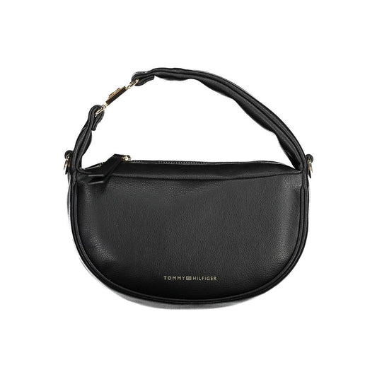 Tommy Hilfiger Black Polyester Handbag