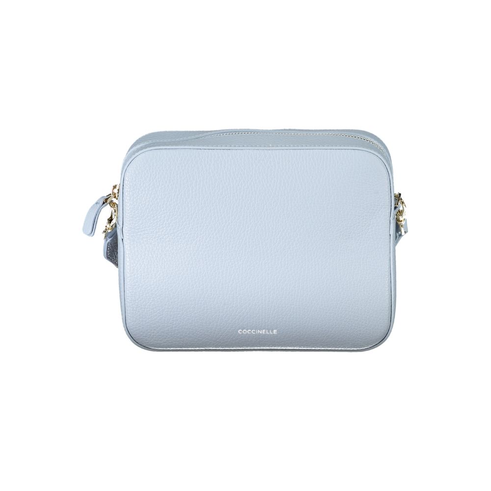 Coccinelle Light Blue Leather Handbag