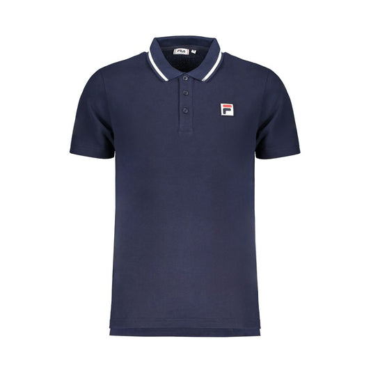 Fila Blue Cotton Polo Shirt