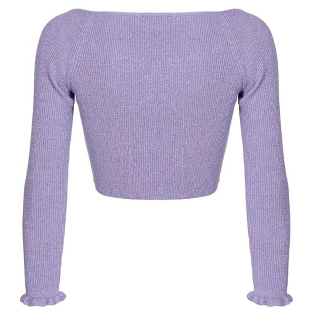 PINKO Purple Viscose Sweater