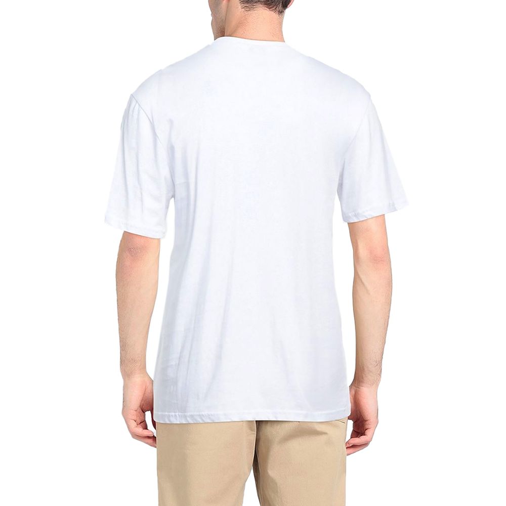 North Sails Elegant White Cotton Tee with Chest Print