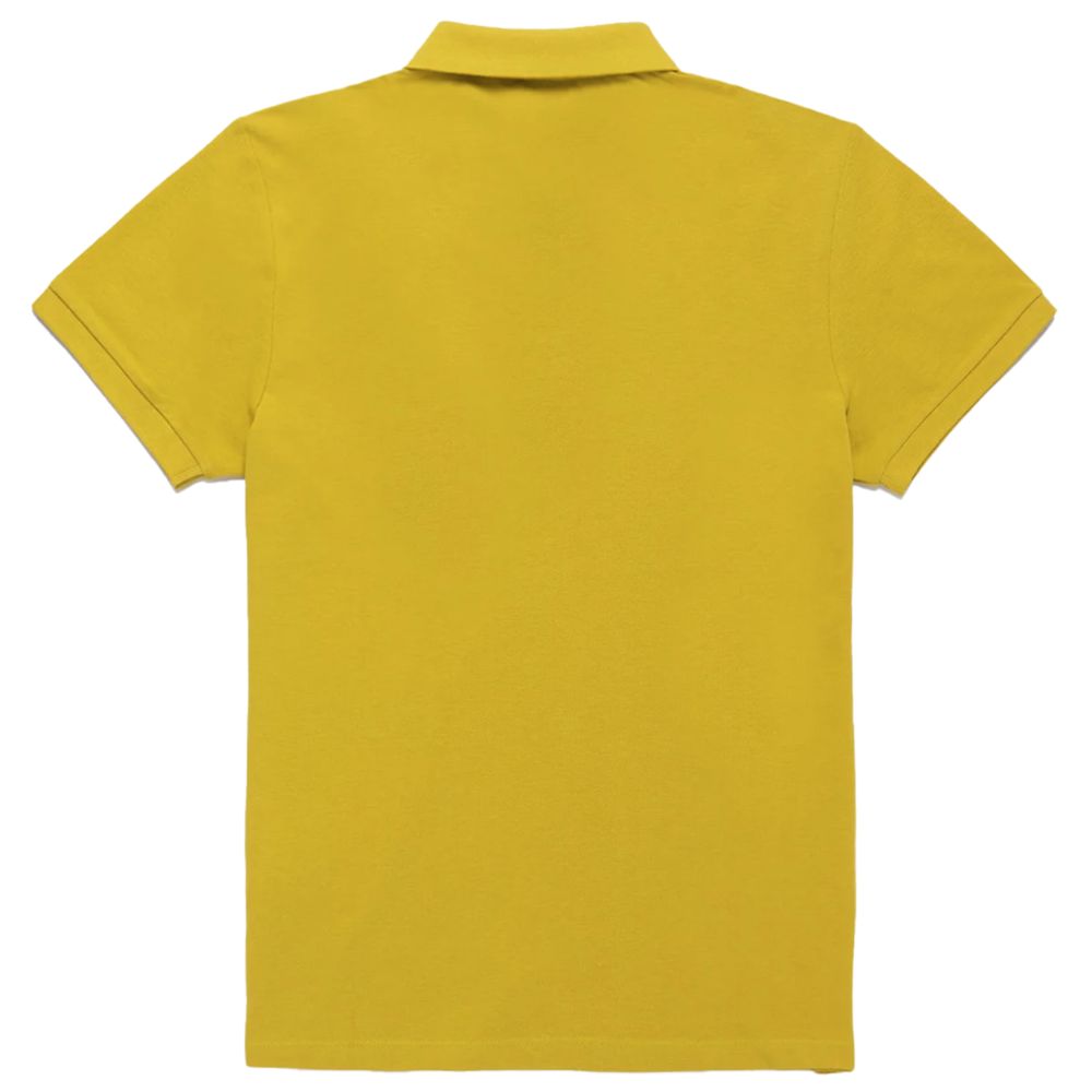 Refrigiwear Yellow Cotton Men Polo Shirt