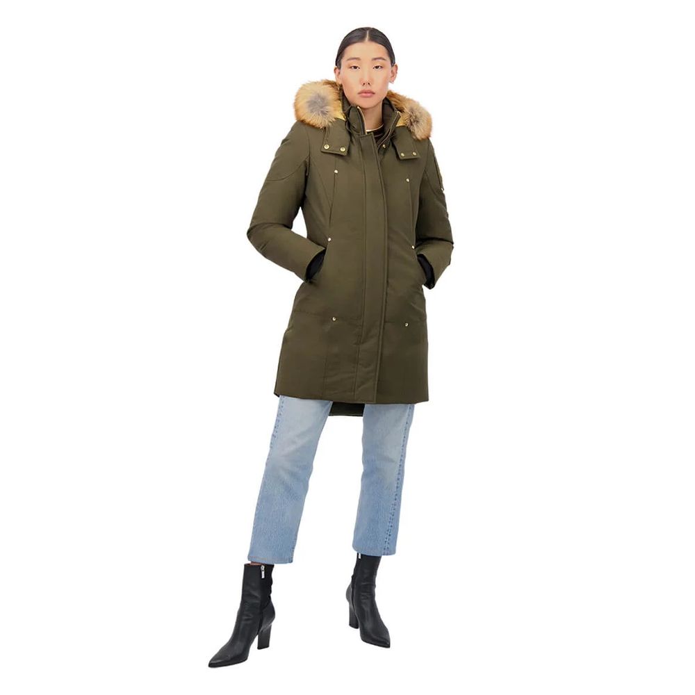 Moose Knuckles Army Cotton Women Parka Coat