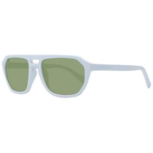 Serengeti White Men Sunglasses