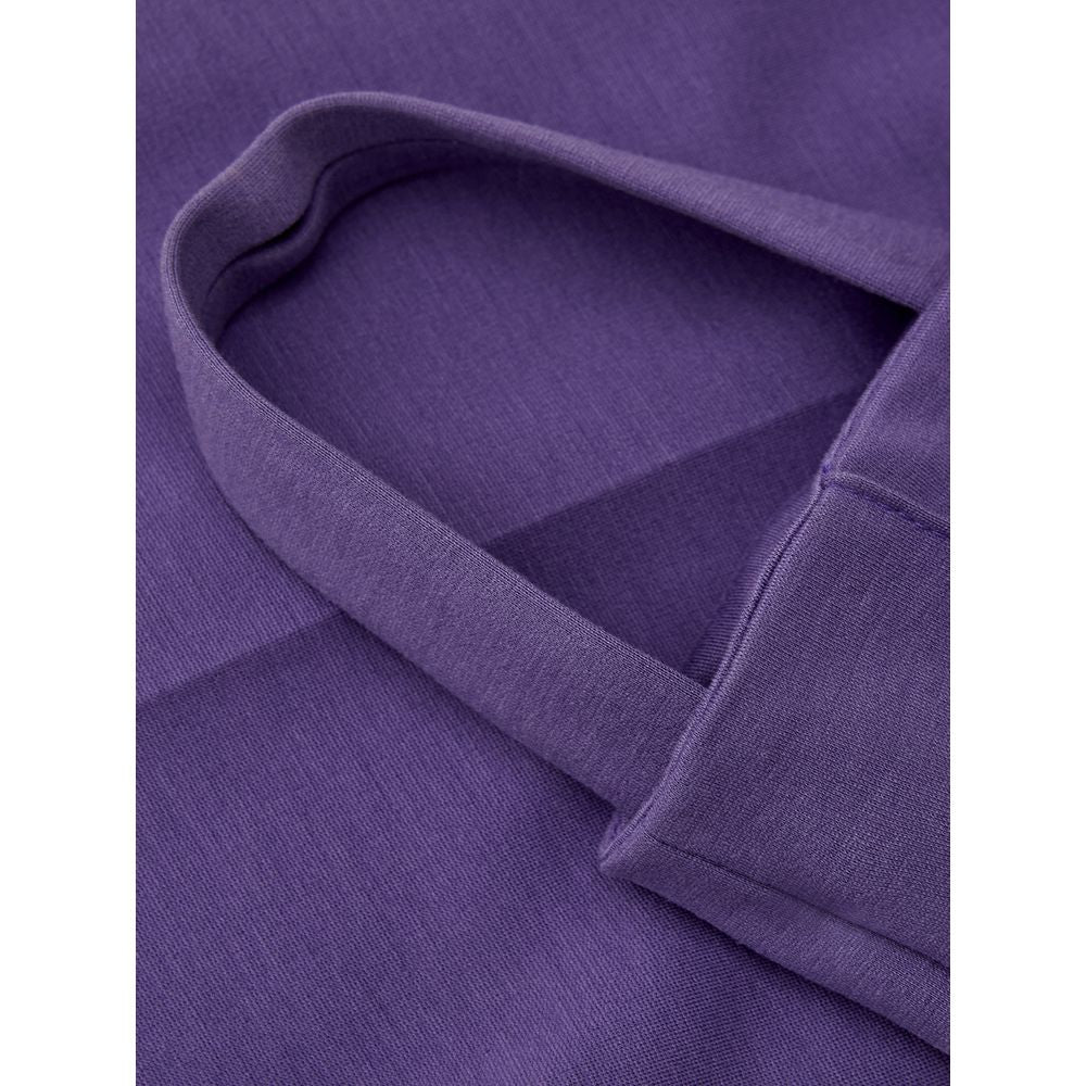 Lardini Elegant Purple Viscose Pants