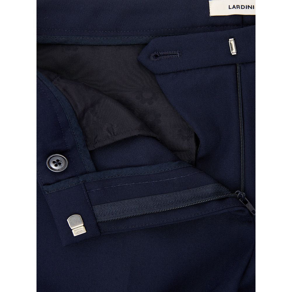 Lardini Elegant Blue Wool Pants for Women