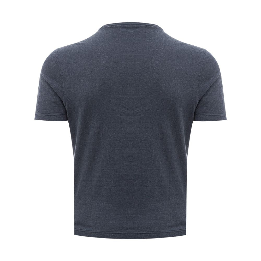 Gran Sasso Elegant Gray Cotton T-Shirt