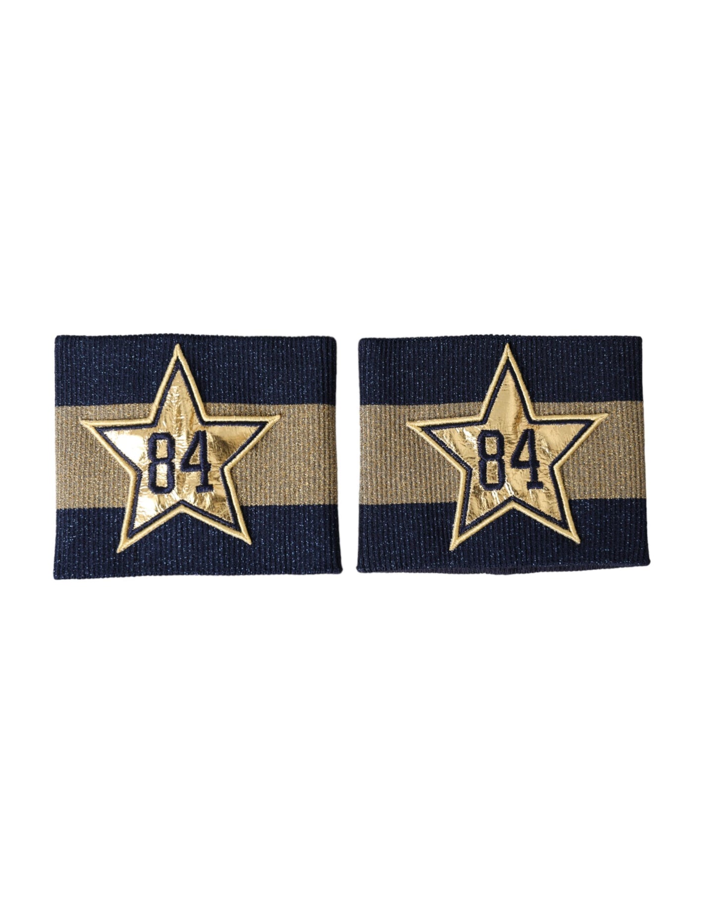 Dolce & Gabbana Black Gold Logo Star 84 Viscose Wristband