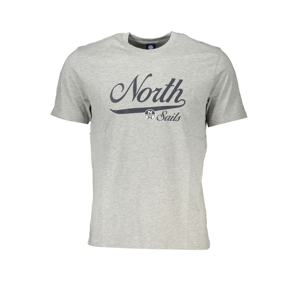 North Sails Gray Cotton T-Shirt