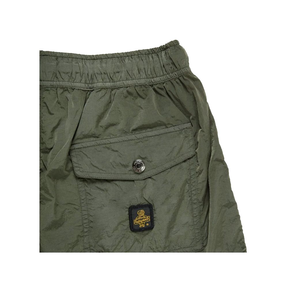 Refrigiwear Green Nylon Men's Swim Trunk