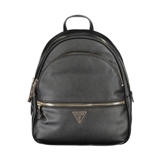 Guess Jeans Black Polyethylene Backpack