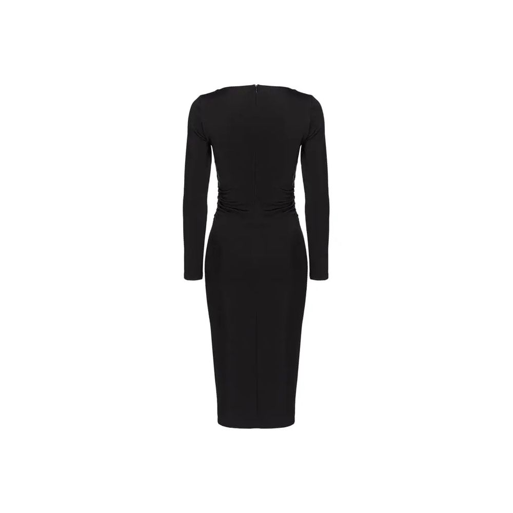 PINKO Black Viscose Dress