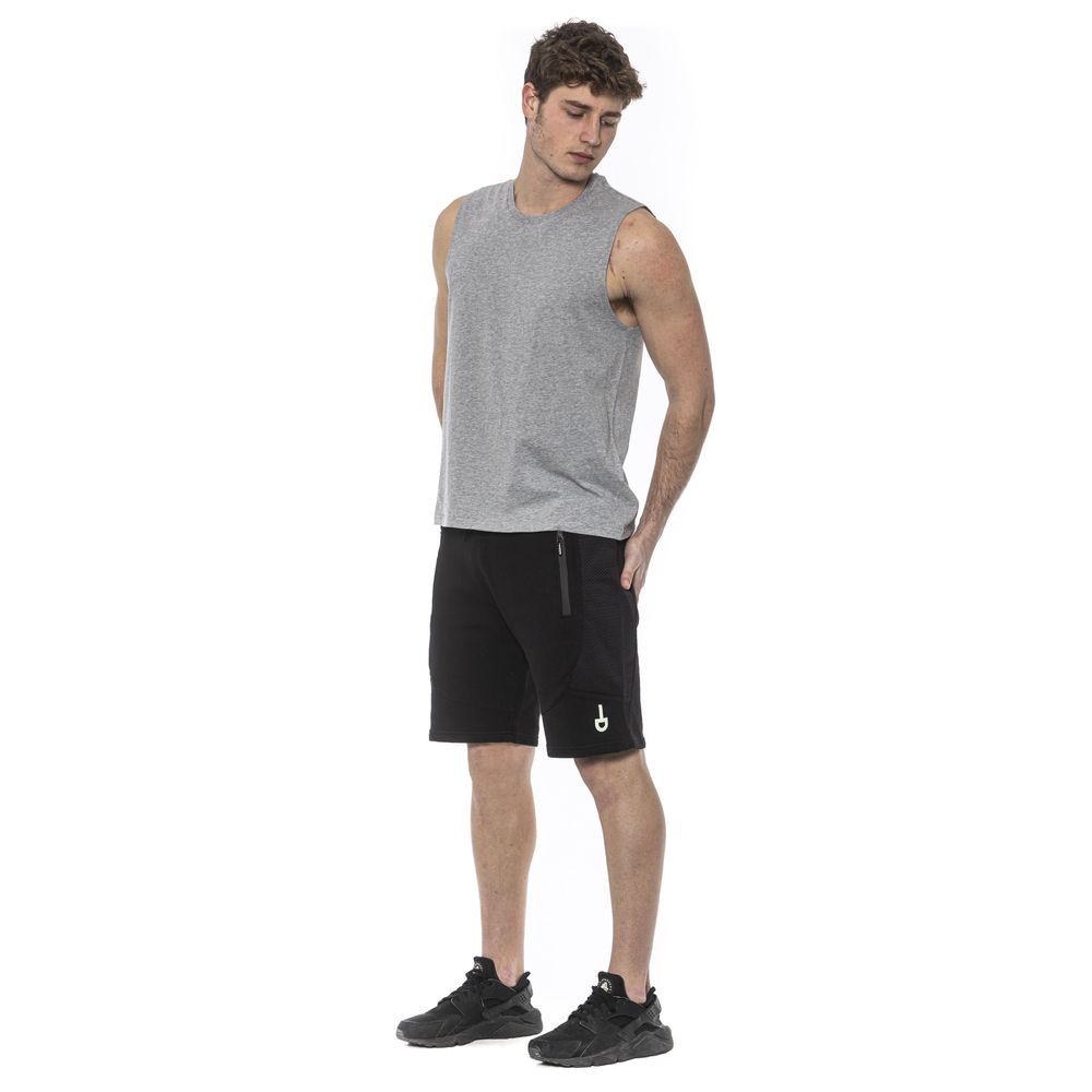 Tond Gray Cotton Men Tank Top