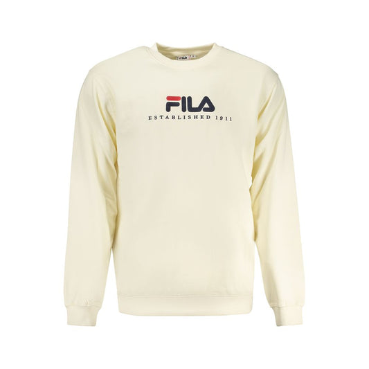 Fila Beige Cotton Men Sweater