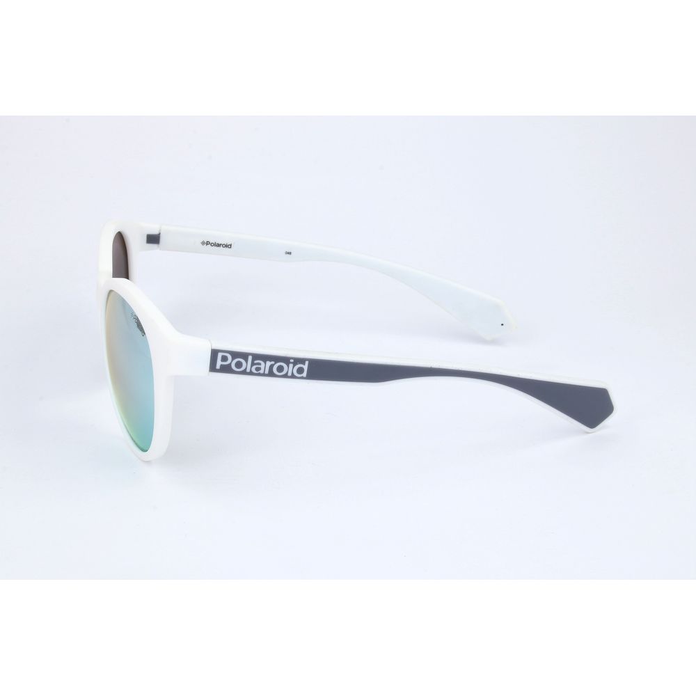 Polaroid White Rubber Sunglasses