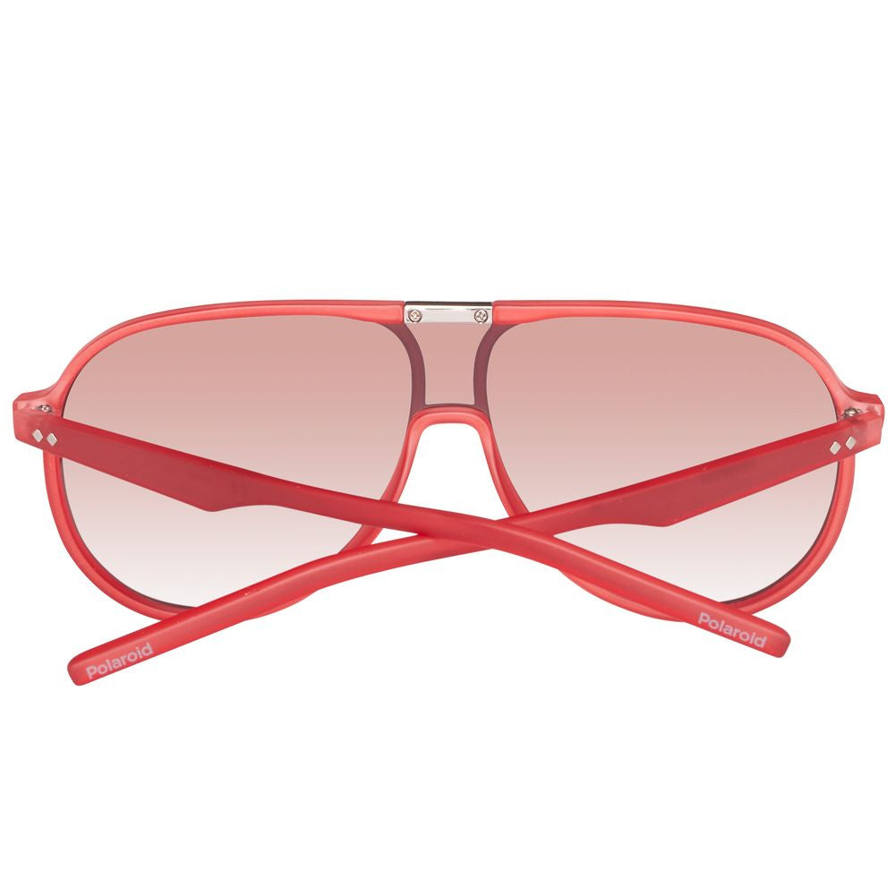 Polaroid Red Acetate Sunglasses