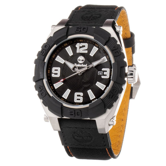 Timberland Black Leather Watch