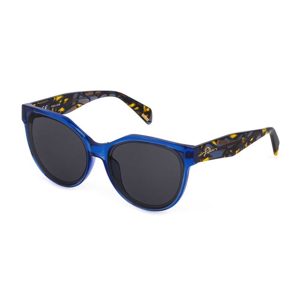 Police Blue Injected Sunglasses