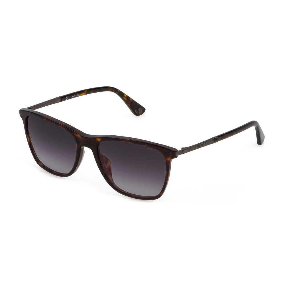 Police Brown Metal Sunglasses