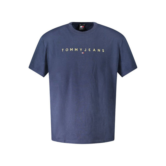 Tommy Hilfiger Blue Cotton Men T-Shirt