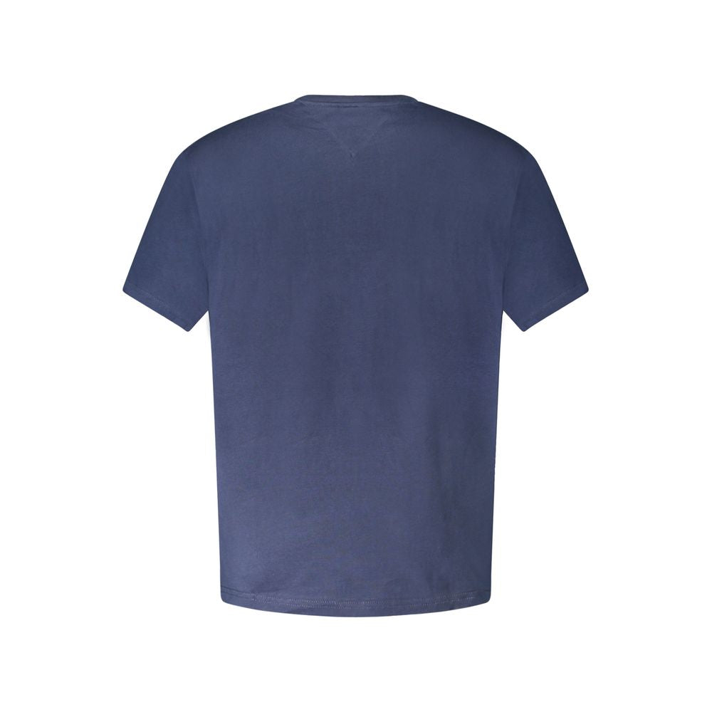 Tommy Hilfiger Blue Cotton Men T-Shirt