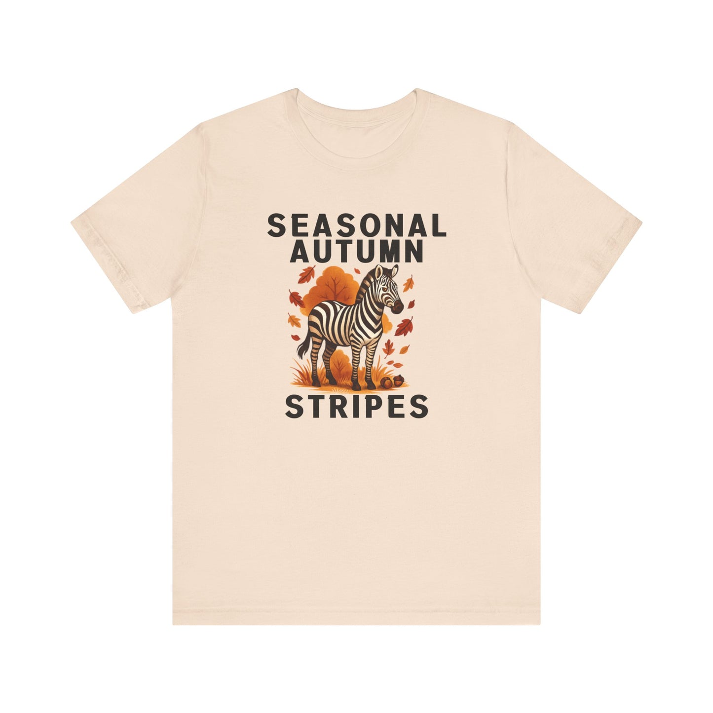 Seasonal Autumn Stripes – Zebra Tee T-Shirt