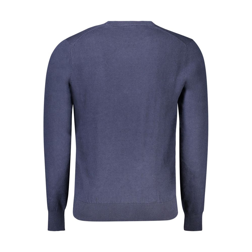 North Sails Blue Cotton Men Sweater