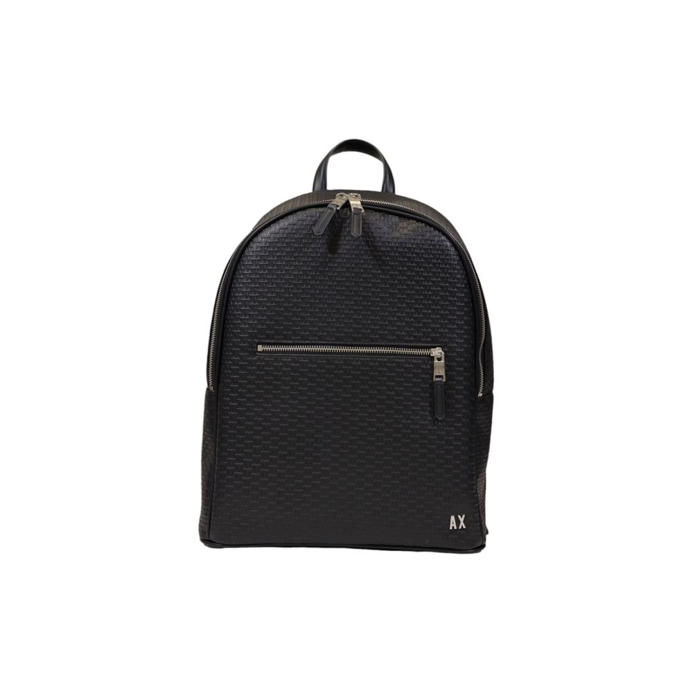 Armani Exchange Black Polyester Backpack