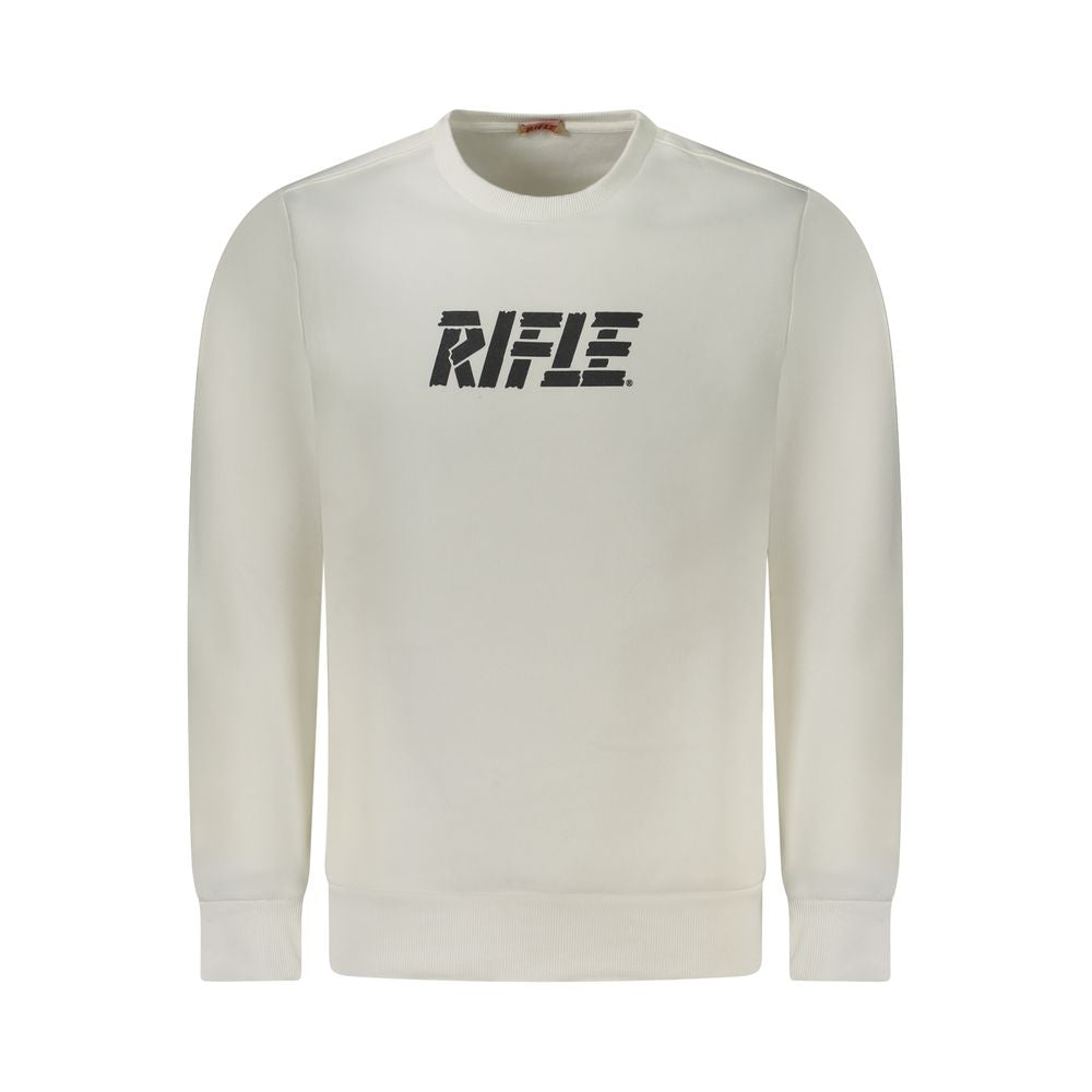 Rifle White Cotton Men Sweater