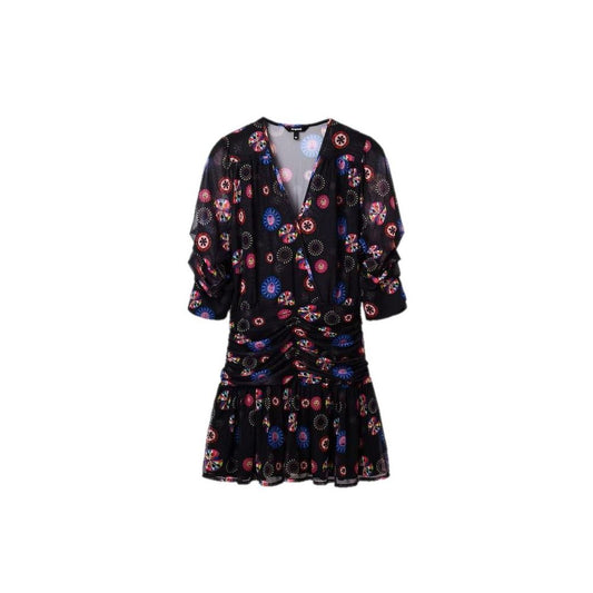 Desigual Black Polyester Dress