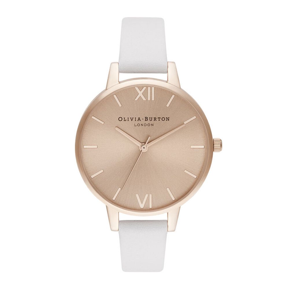 Olivia Burton White Synthetic Leather Watch