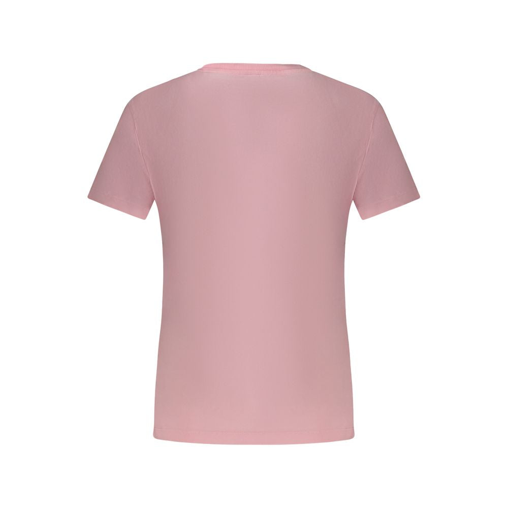 Guess Jeans Pink Cotton Women T-Shirt