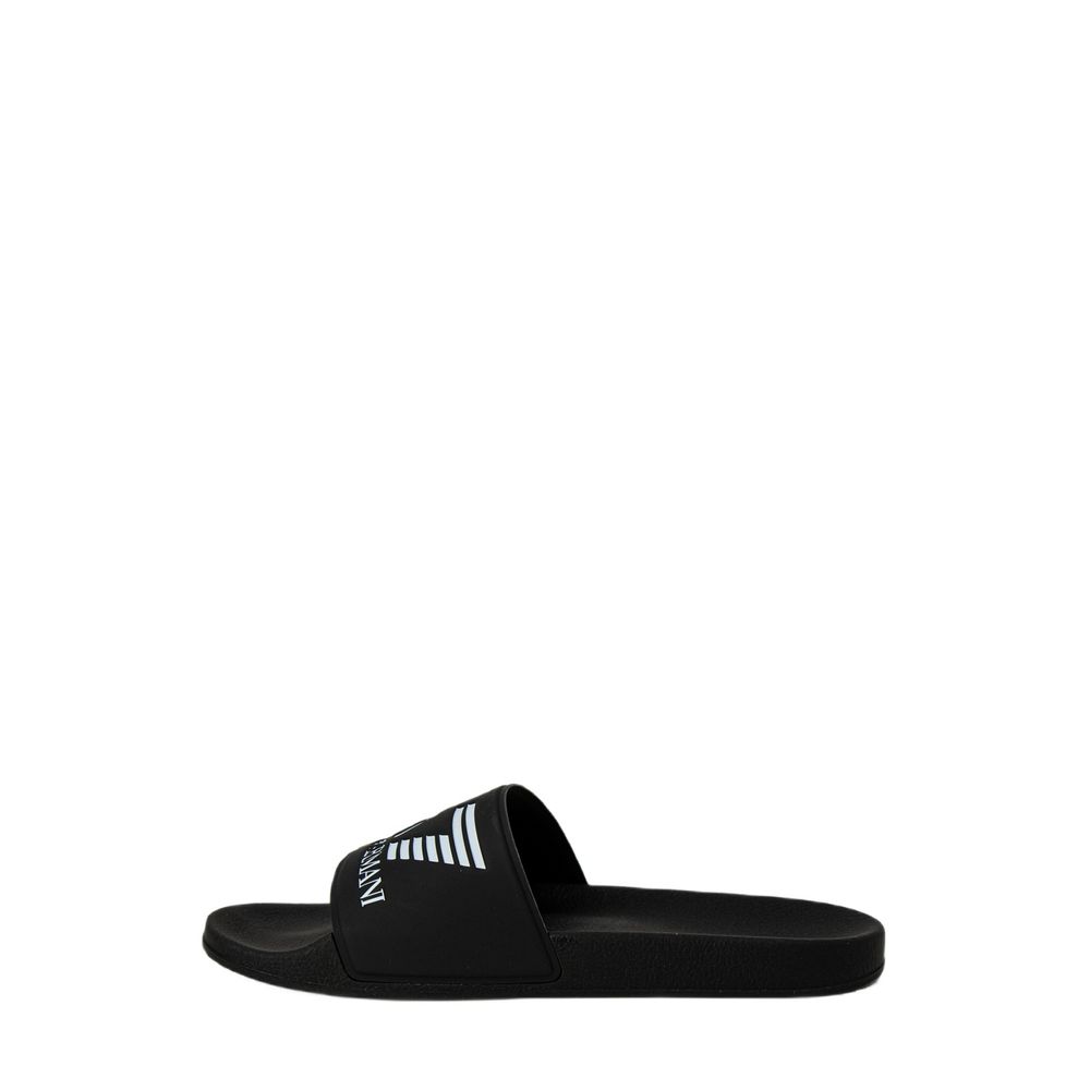 EA7 Emporio Armani Black Polyethylene Sandal