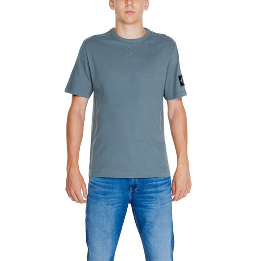 Calvin Klein Jeans Gray Cotton Rigenerato T-Shirt