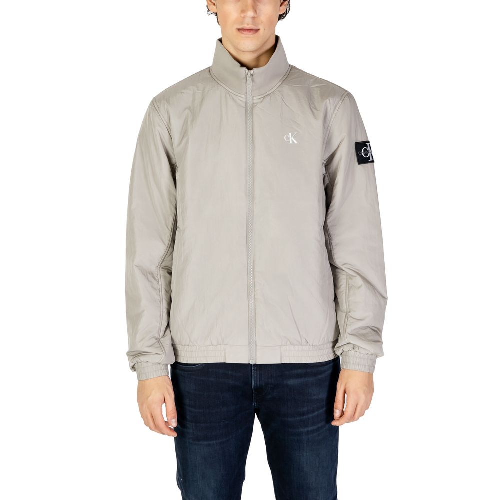 Calvin Klein Jeans Gray Polyamide Jacket