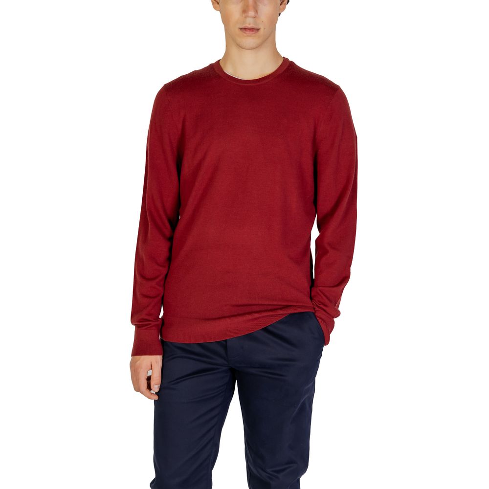 Calvin Klein Bordeaux Recycled Wool T-Shirt