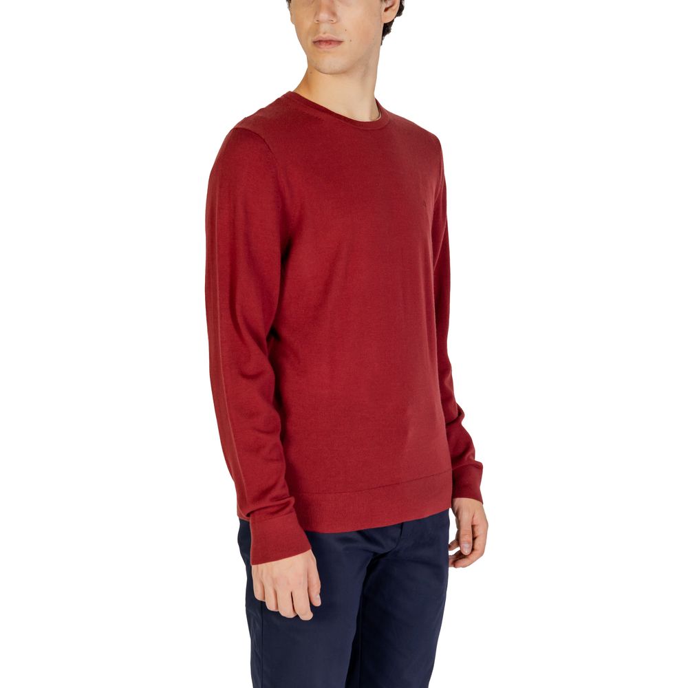 Calvin Klein Bordeaux Recycled Wool T-Shirt