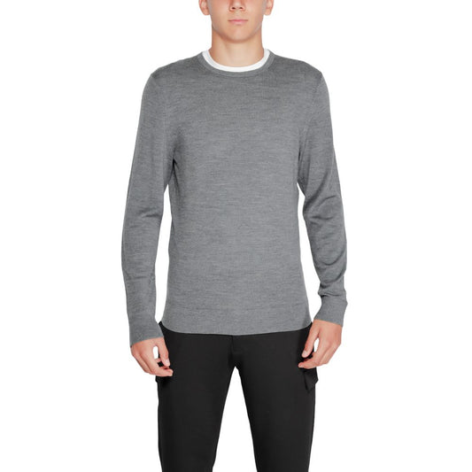 Calvin Klein Gray Recycled Wool T-Shirt