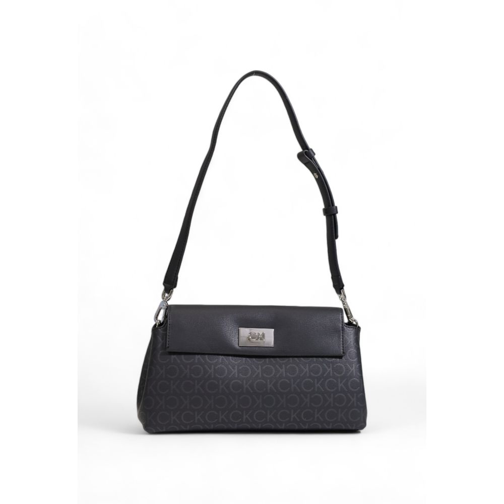 Calvin Klein Black Recycled Polyester Handbag