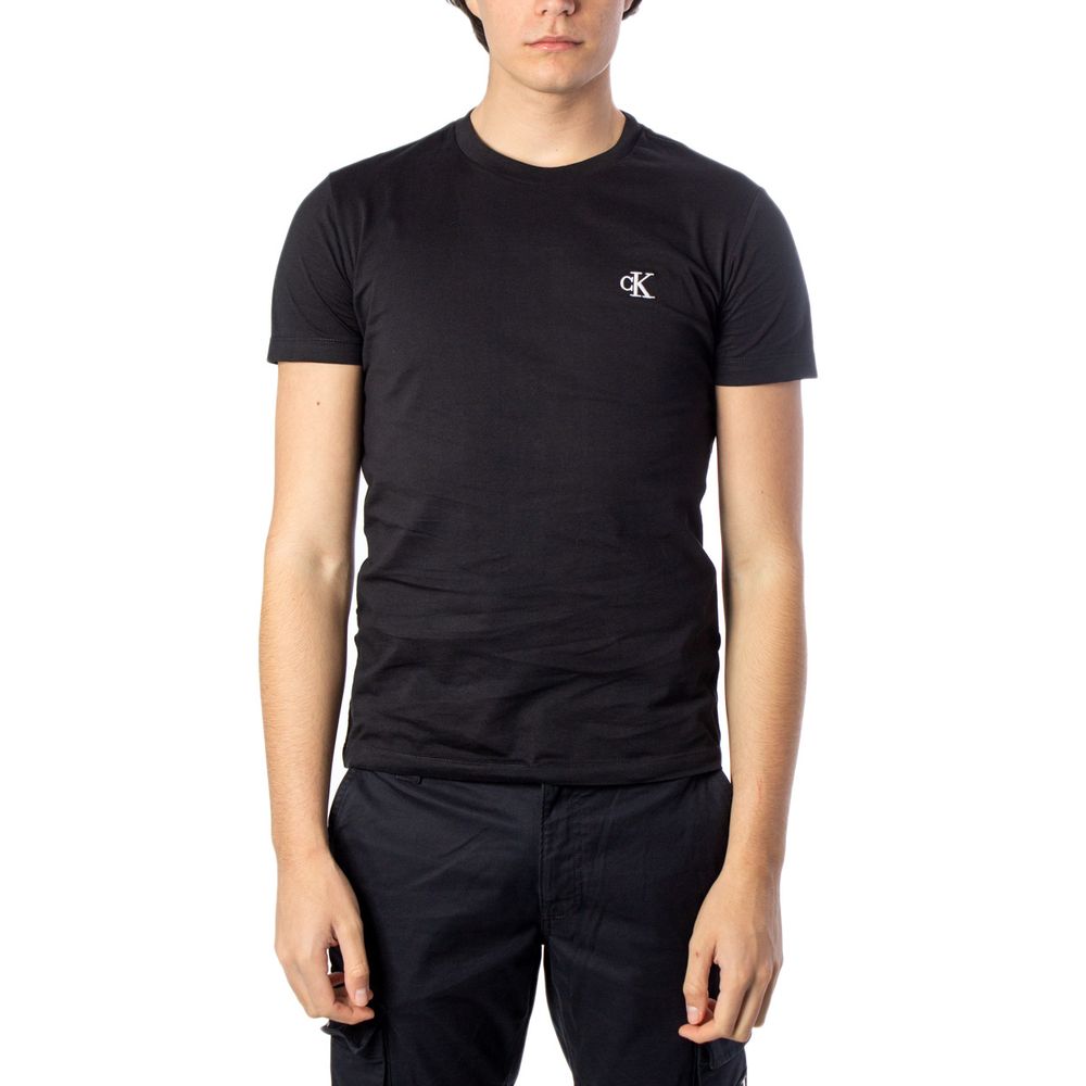 Calvin Klein Jeans Black Cotton T-Shirt