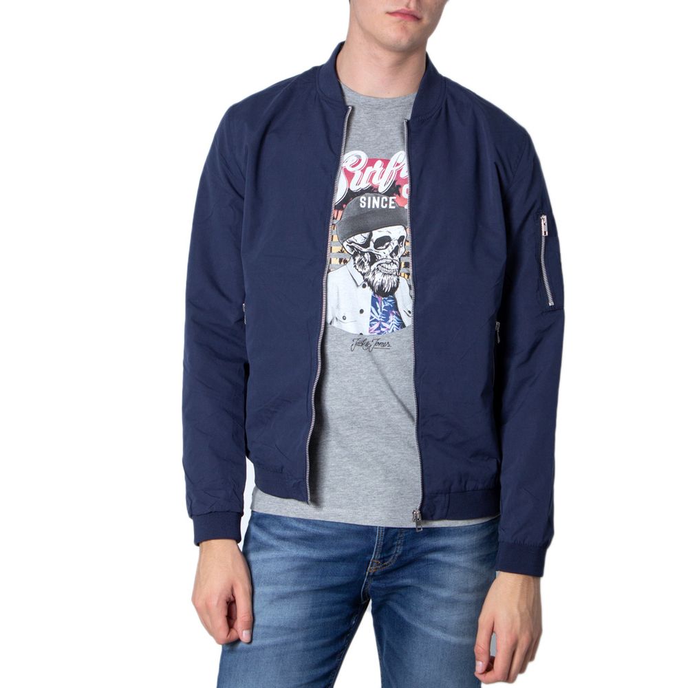 Jack Jones Blue Polyester Jacket