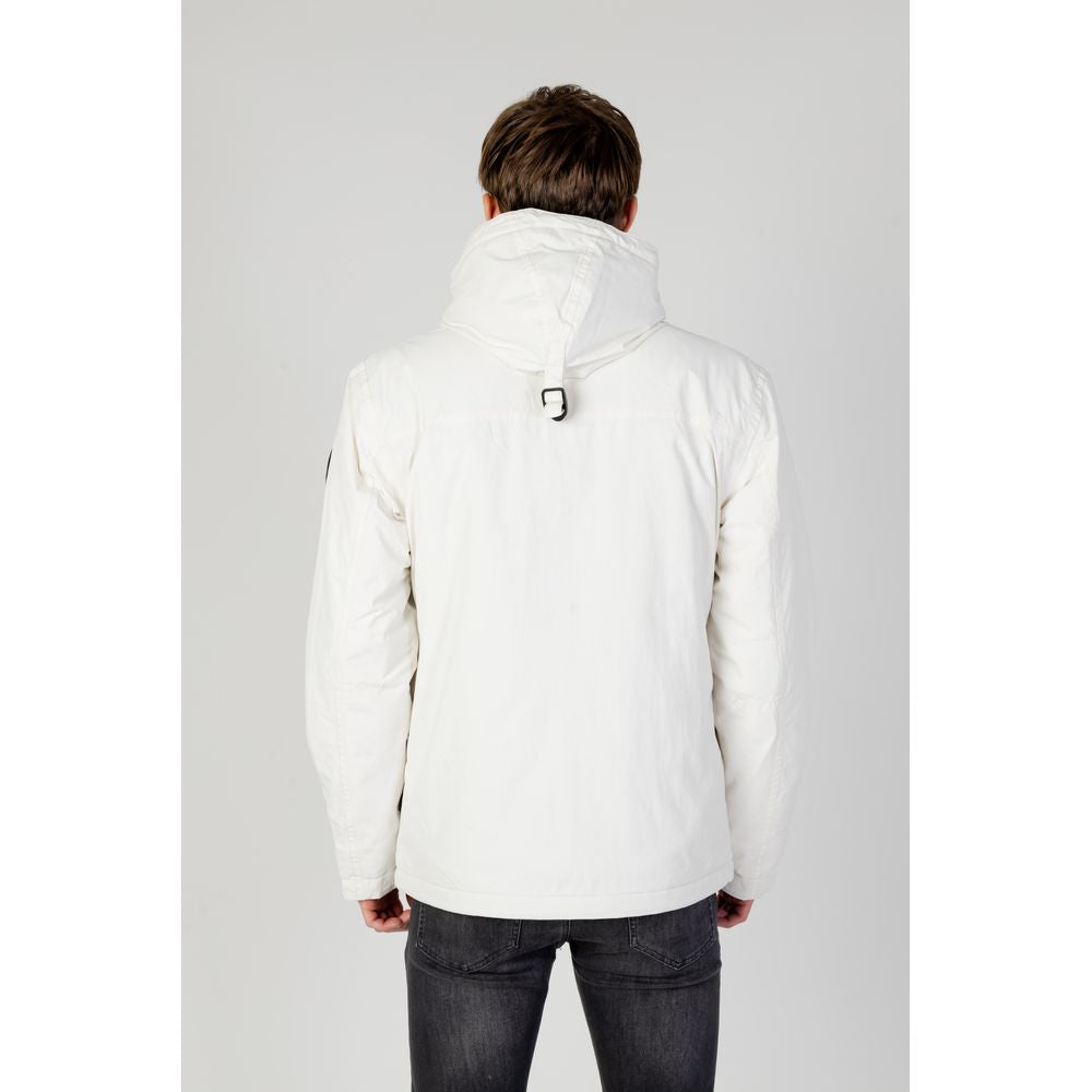 Napapijri White Polyamide Jacket