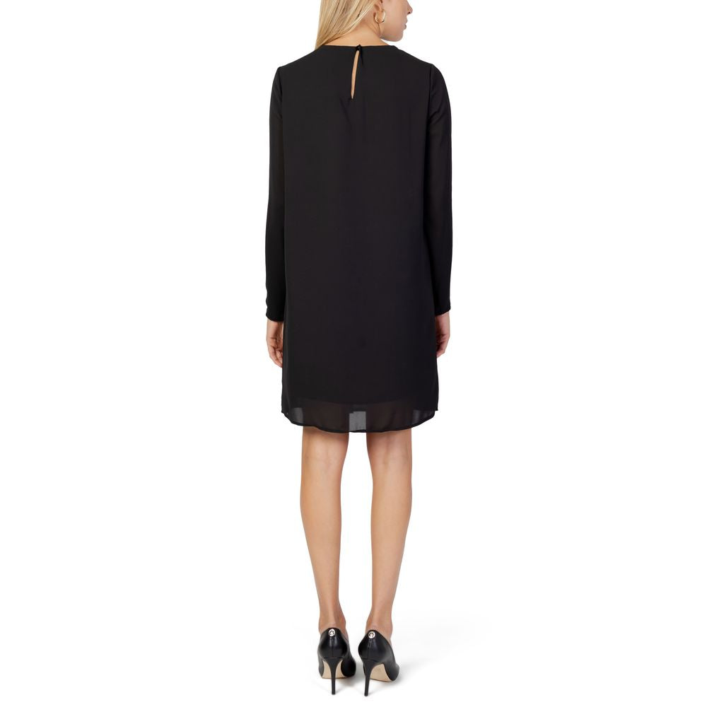 Sandro Ferrone Black Polyester Dress