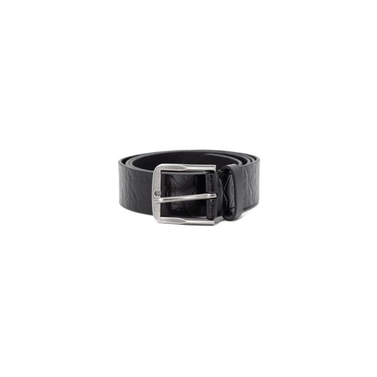 Calvin Klein Jeans Black Leather Belt