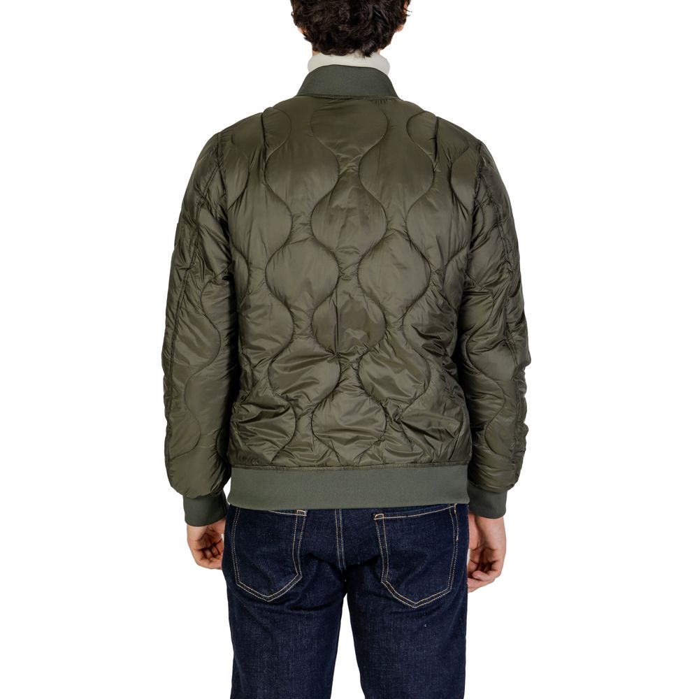 Gianni Lupo Green Polyamide Jacket